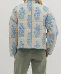 Entro - Botanical Floral Quilted Jacket