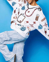 Queen Of Sparkles - Doctor Icon Sweatshirt