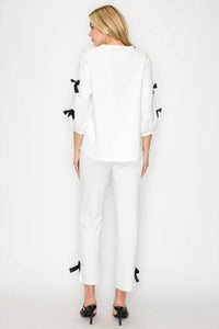 Joh - Jelina Knit Pant With Ribbons