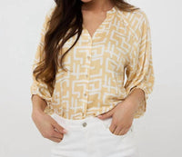 Esqualo - Eta Electric Raglan Sleeve Blouse