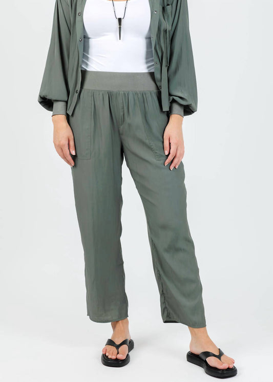 Lola & Sophie - Women's D Satin Crop Pants