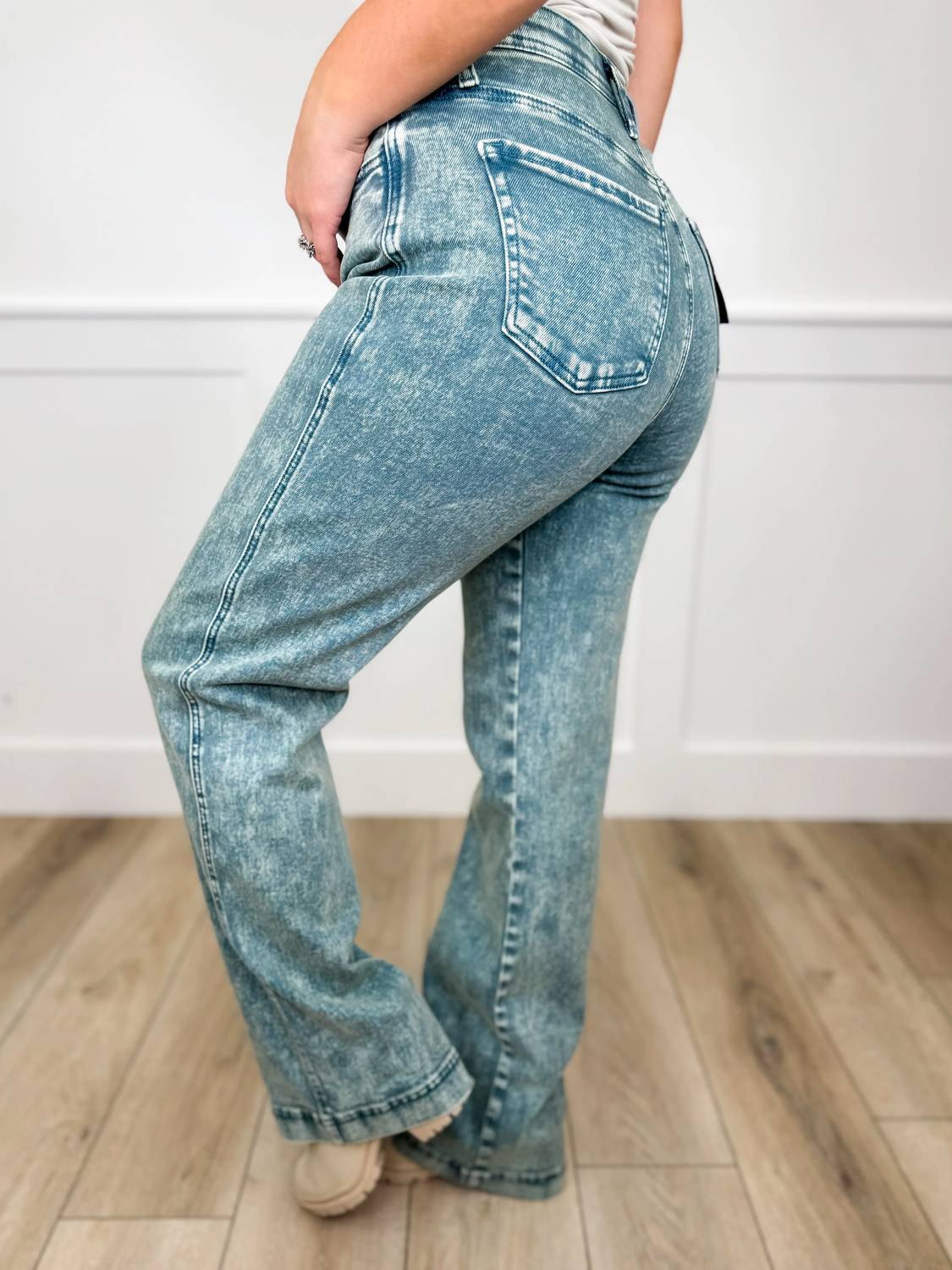 Saige Denim - Chelsea Tummy Control Straight Leg Jeans
