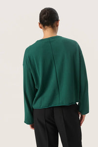Soaked In Luxury - Spina Boxy Fit Tight Knit Pullover Sweater