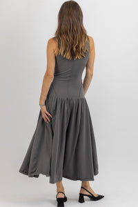 Lalavon - Lucy Mock Neck Maxi Dress