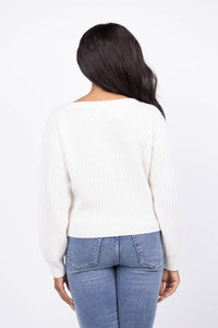 White + Warren - Cashmere Ribbed Boatneck Top