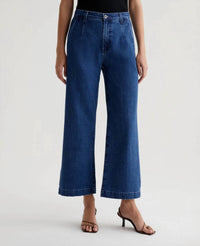 Ag Jeans - Daneel High-rise Wide Leg Crop Jeans