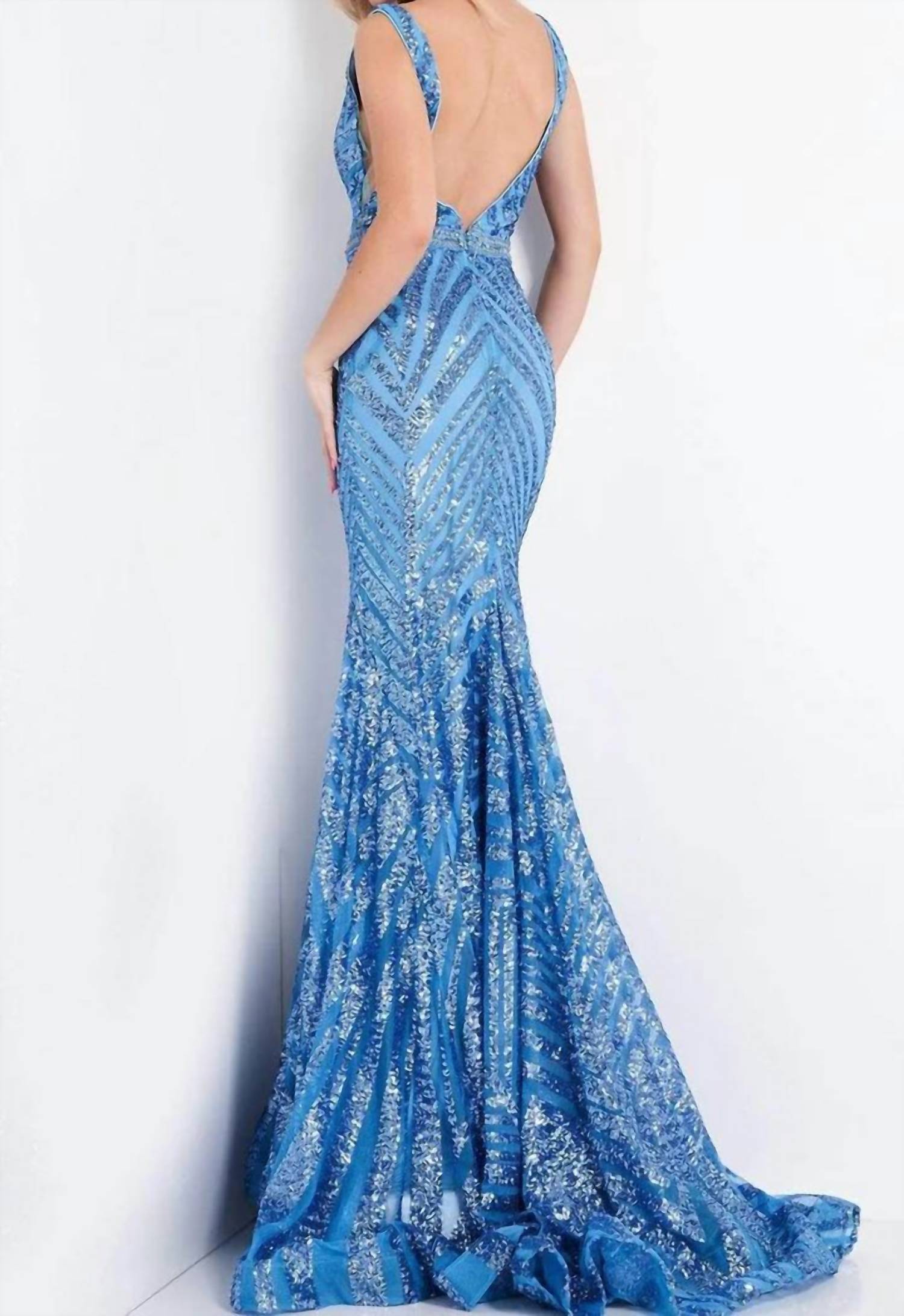 Jovani - Shimmer Sequin Prom Dress