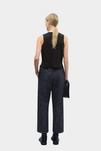 Cordera - Merino Wool Ribbed Waistcoat Top