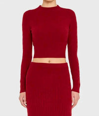 Amanda Uprichard - Isla Cable Knit Top