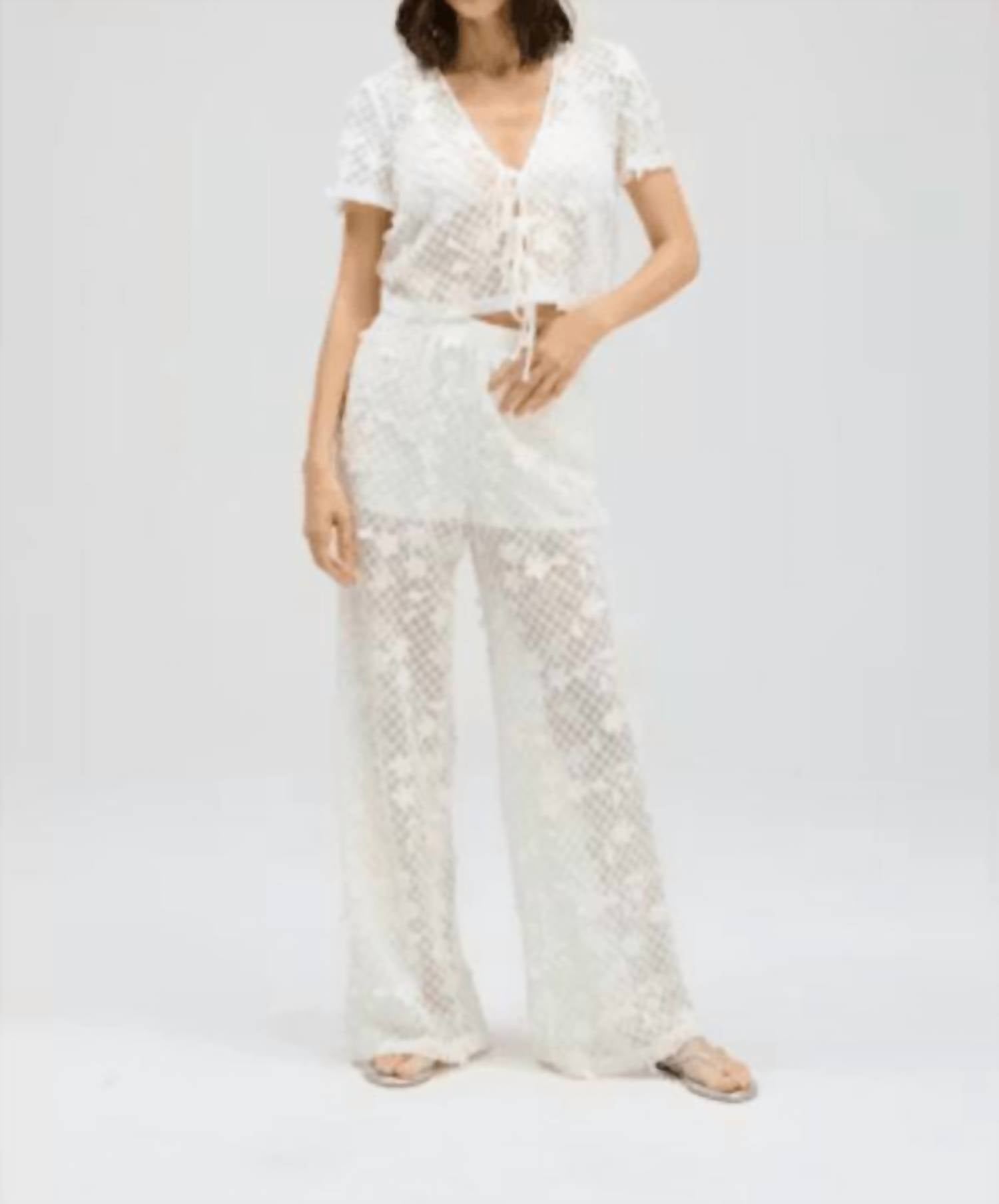 ALLISON NEW YORK Rio Pants in white - women's pants