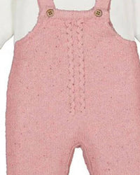 Mayoral - Girls' Knit Dungaree Overalls