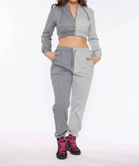 Circular Path - Two Tone Sweatpants