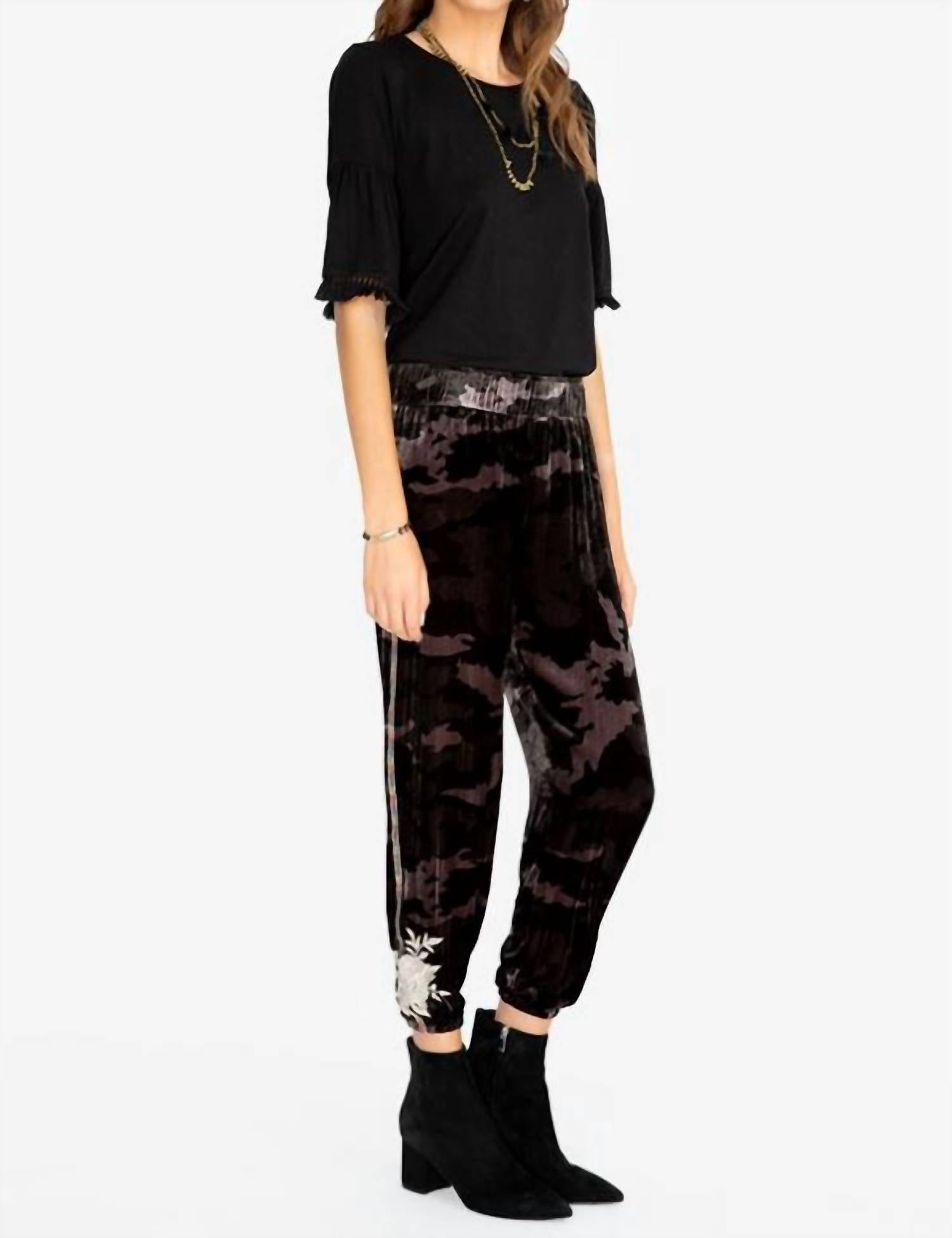 Johnny Was - Santal Velvet Jogger Pants