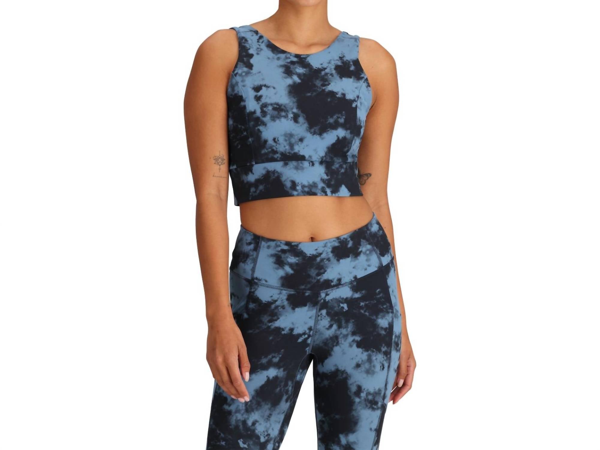 OUTDOOR RESEARCH Vantage Crop Top in olympic cloud scape - women's shirt