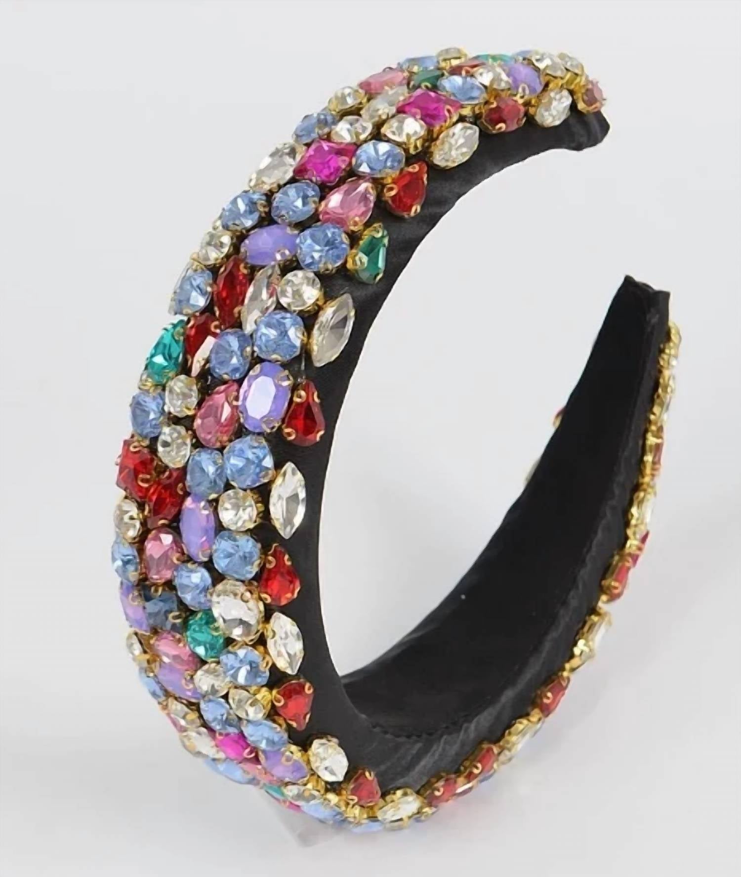 3Am By H&D Accessories - Women's Multi-stone Embellished Headband