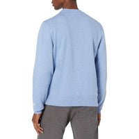 Champion Sueded Fleece Pullover Crew Neck Sweatshirt in jazz blue - men's shirt - detail view