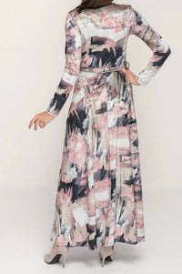 Kmw - Velvet Swirl Maxi Dress