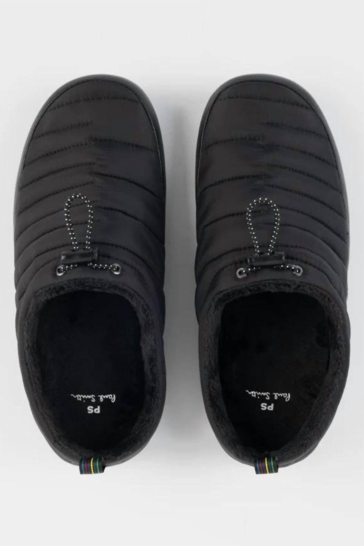 Paul Smith Men's Larsen Mule Slippers in black - men's loafer - detail view