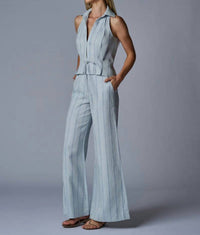 Hevron - Capri High Rise Wide-leg Pant