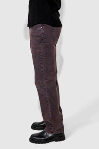 Monfrere Caine Straight Leg Jeans in vintage plum - men's jeans - view 4