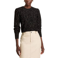 Single Thread - Raised Metallic Slub Yarn Sweater