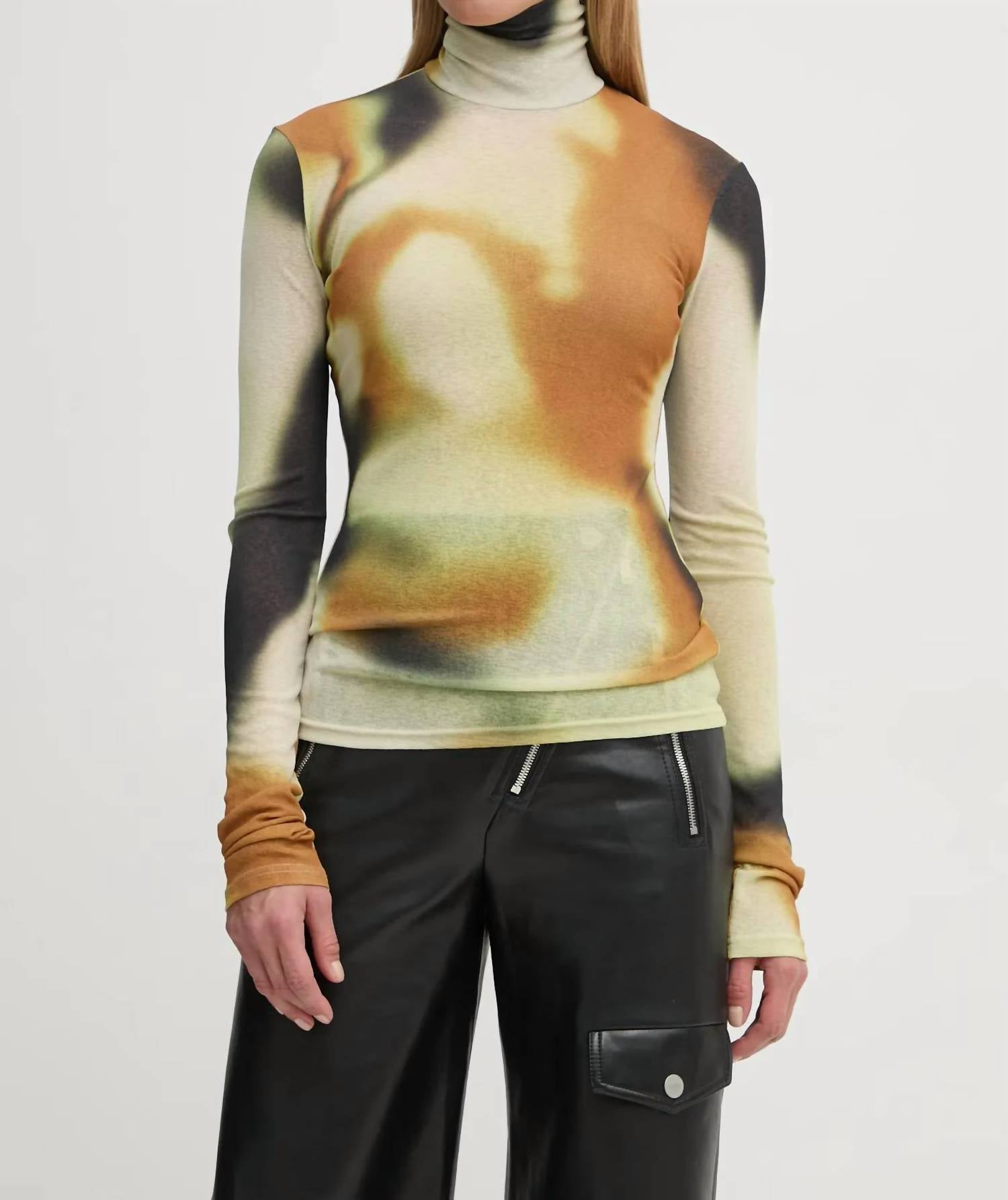 Nanushka - Long Sleeve Turtleneck Top