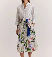 Hinson Wu - Robin 3/4 Sleeve Midi Dress