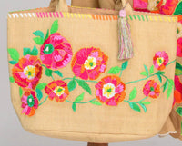 Elizabeth James The Label - Raffia Tote Bag