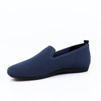 bussola Women's Vista Knit Low Loafers in shadow blue - women's flats