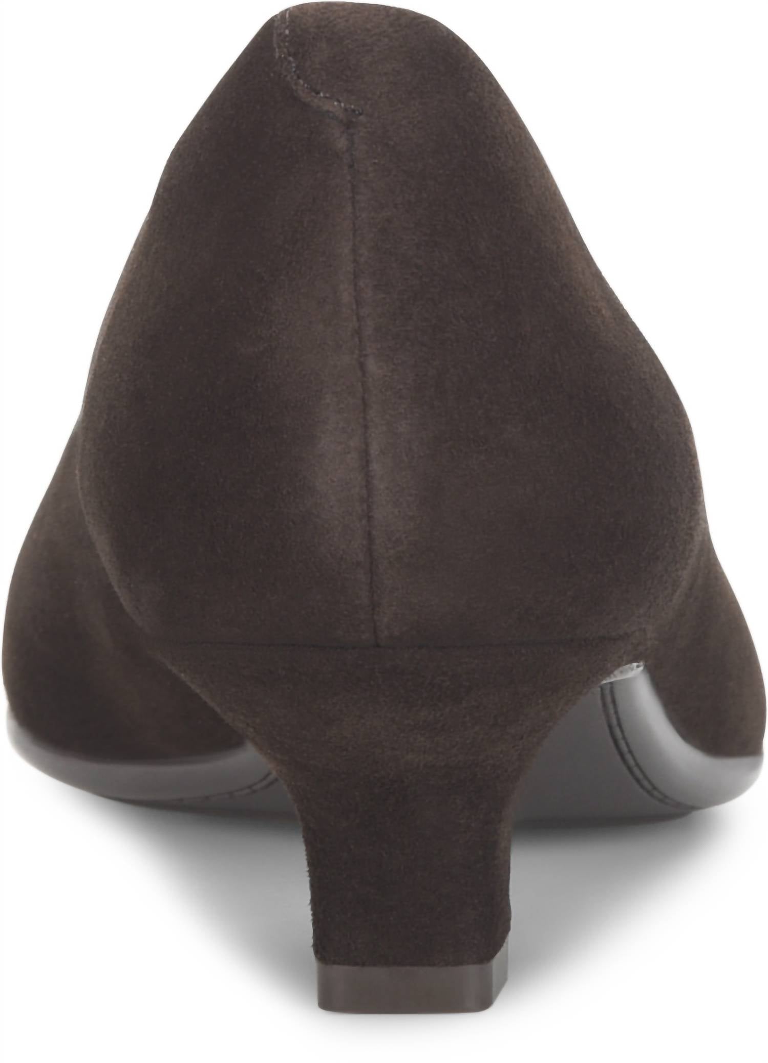 Sofft Women's Sadie Kitten Heel Pump in chocolate brown - women's heels - alternate view