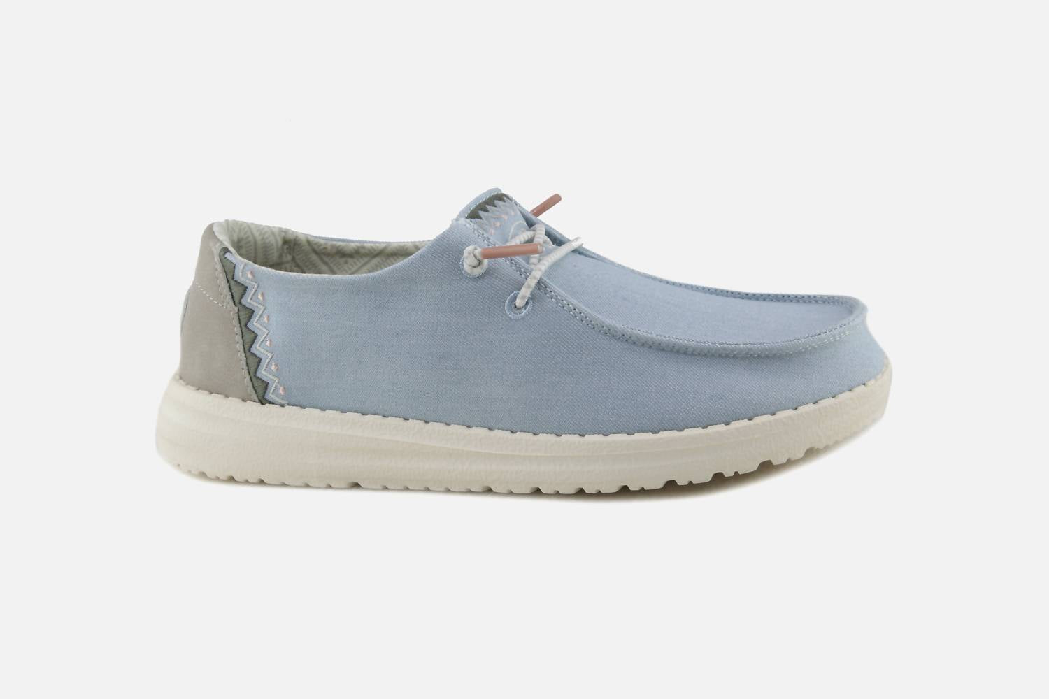 HEY DUDE Women's Wendy Tempe Slip On Shoes in denim - women's flats