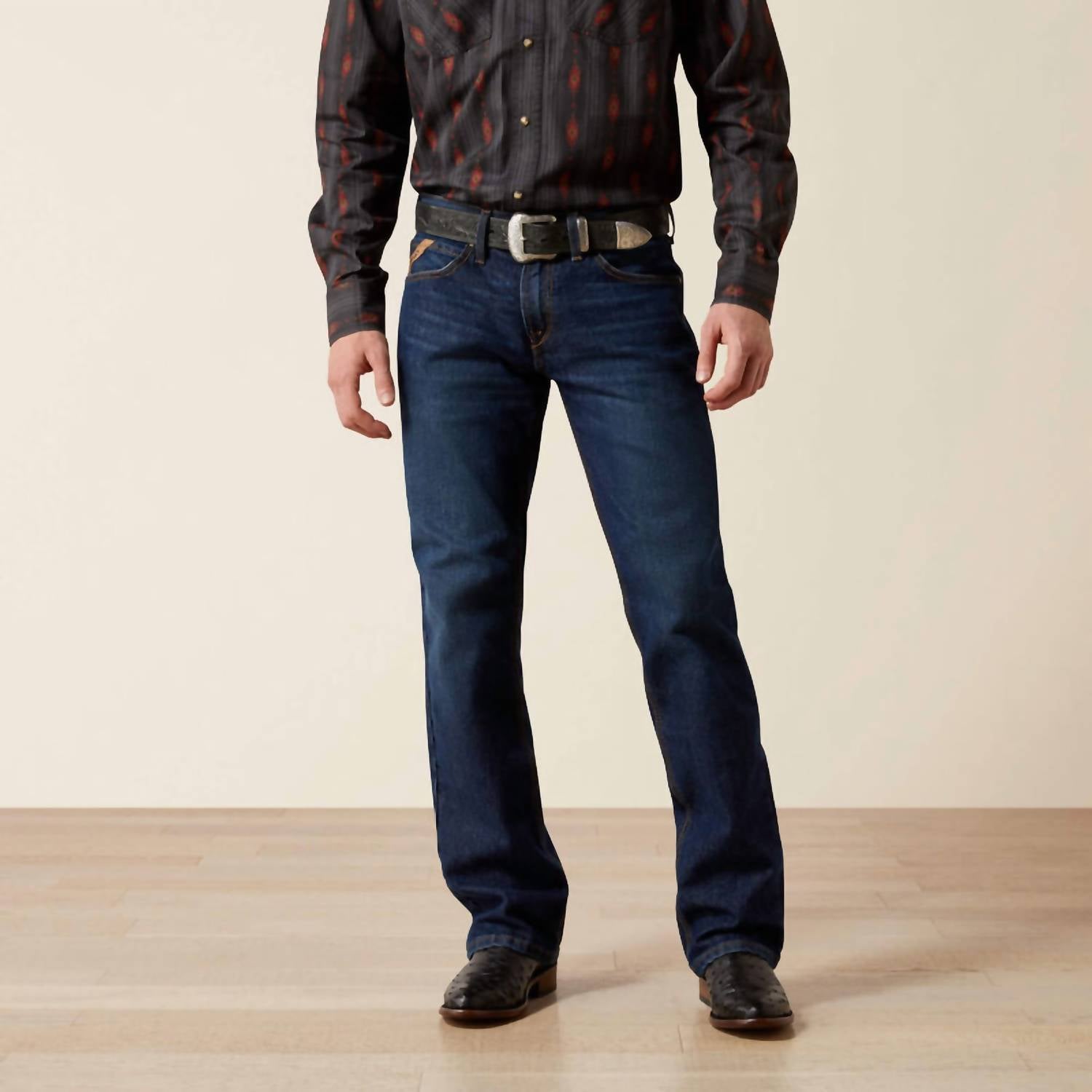 ARIAT M7 Slim Baron Straight Leg Jeans in hampton - men's jeans - alternate view