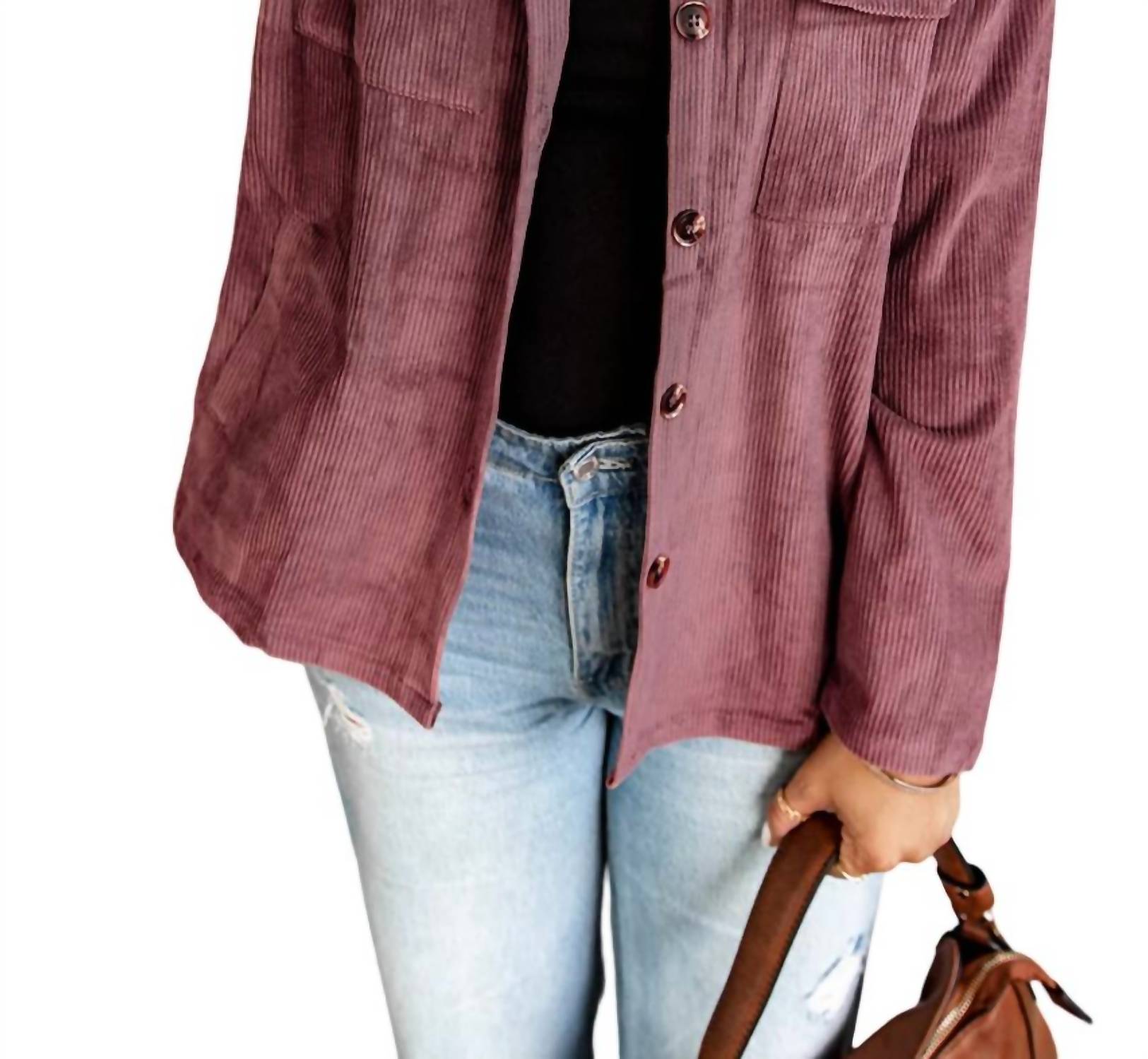Shewin - Casey Corduroy Shacket