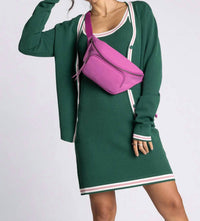 Thread & Supply Becca Cardigan in forest pink - women's cardigan - view 7