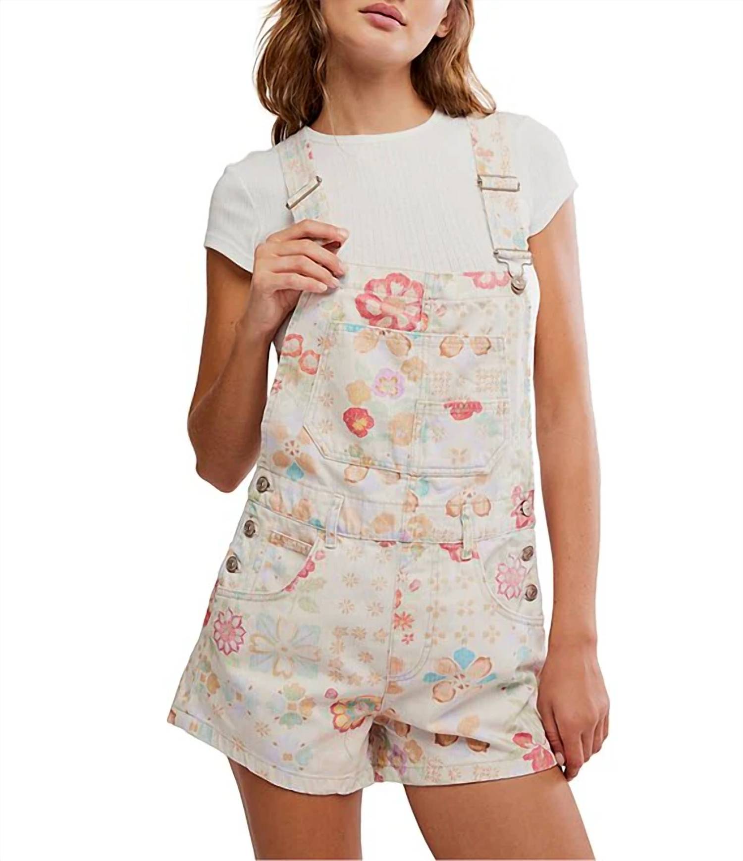 Free People - Ziggy Printed Shortalls