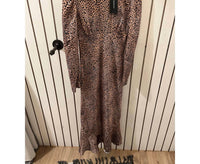 Wandering - Women's Leopard Print Dress