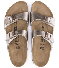BIRKENSTOCK Women's Sydney Birko-flor Sandals in graceful taupe - women's sandal - detail view