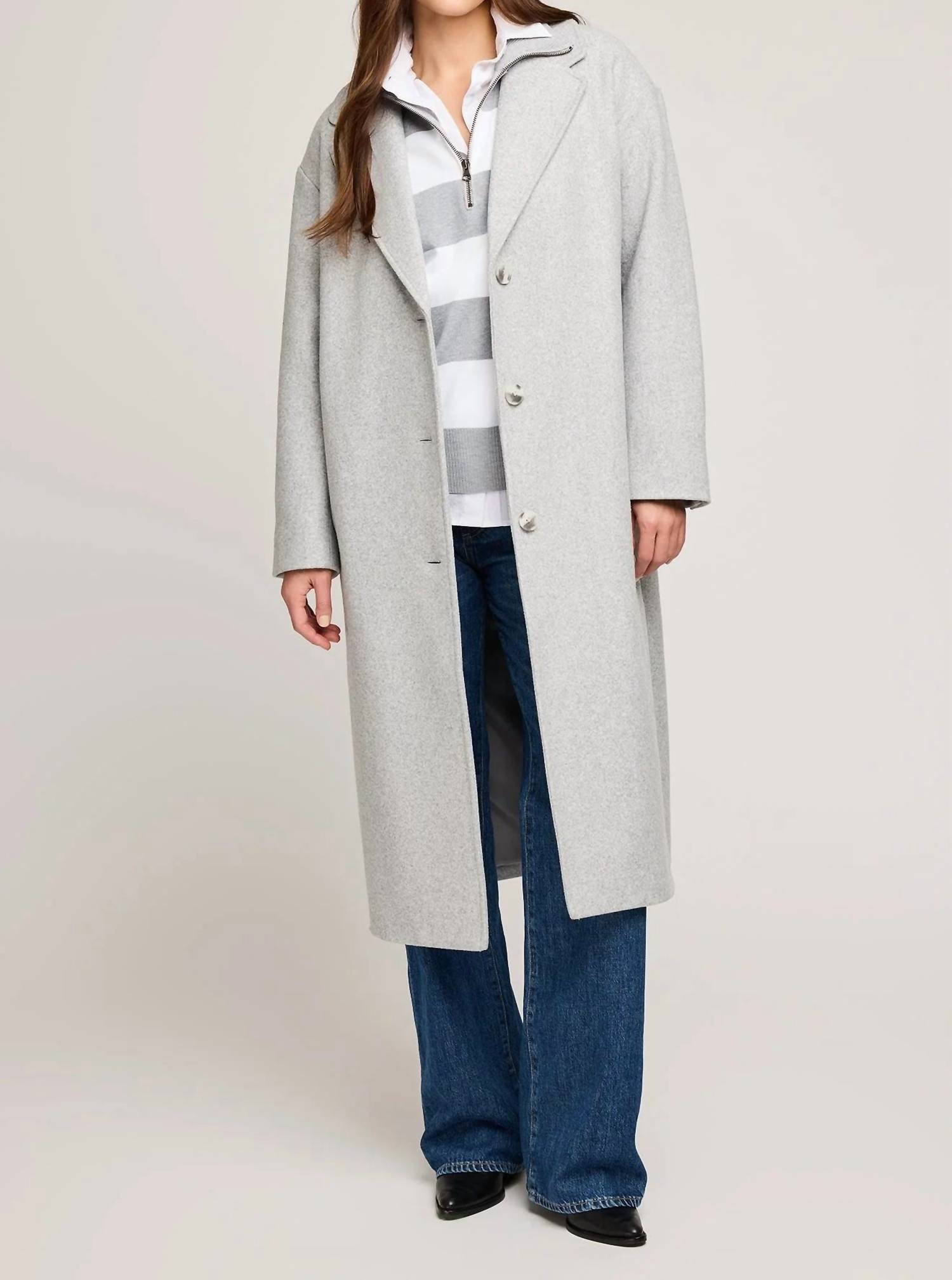Gentle Fawn Agatha Coat in heather grey - women's jacket