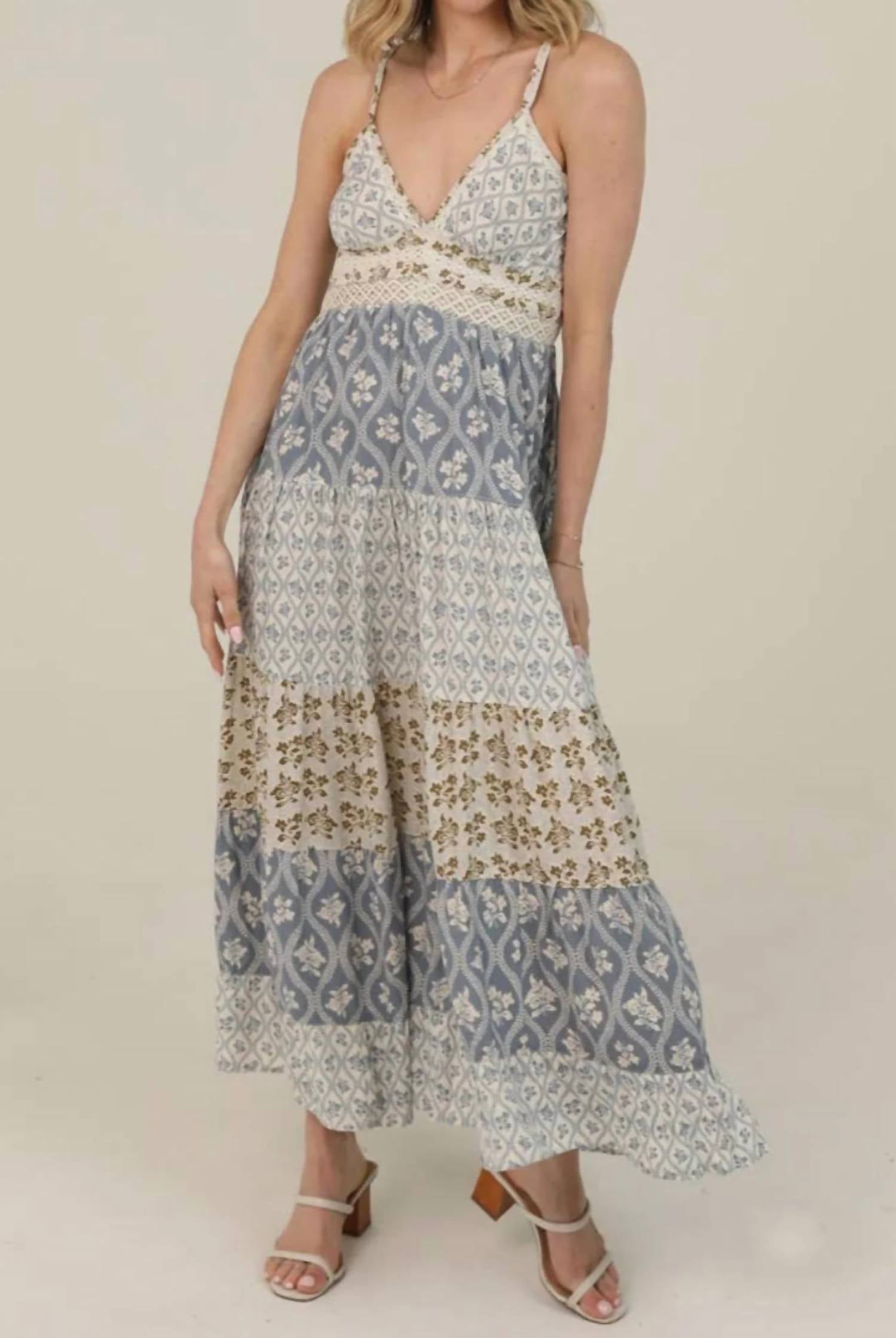 Angie - Lace Trim Dress