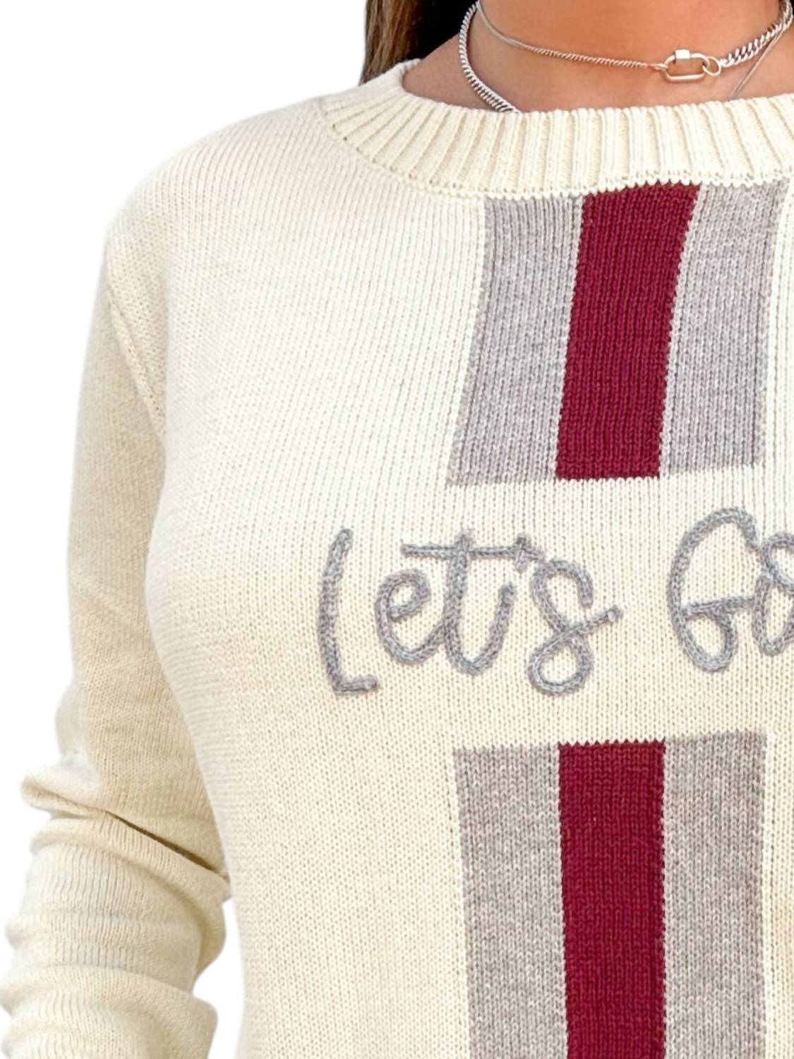 Pearls & Camo - Let's Go Game Day Sweater