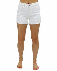 Grace And Lace - Casual Colored Denim Shorts