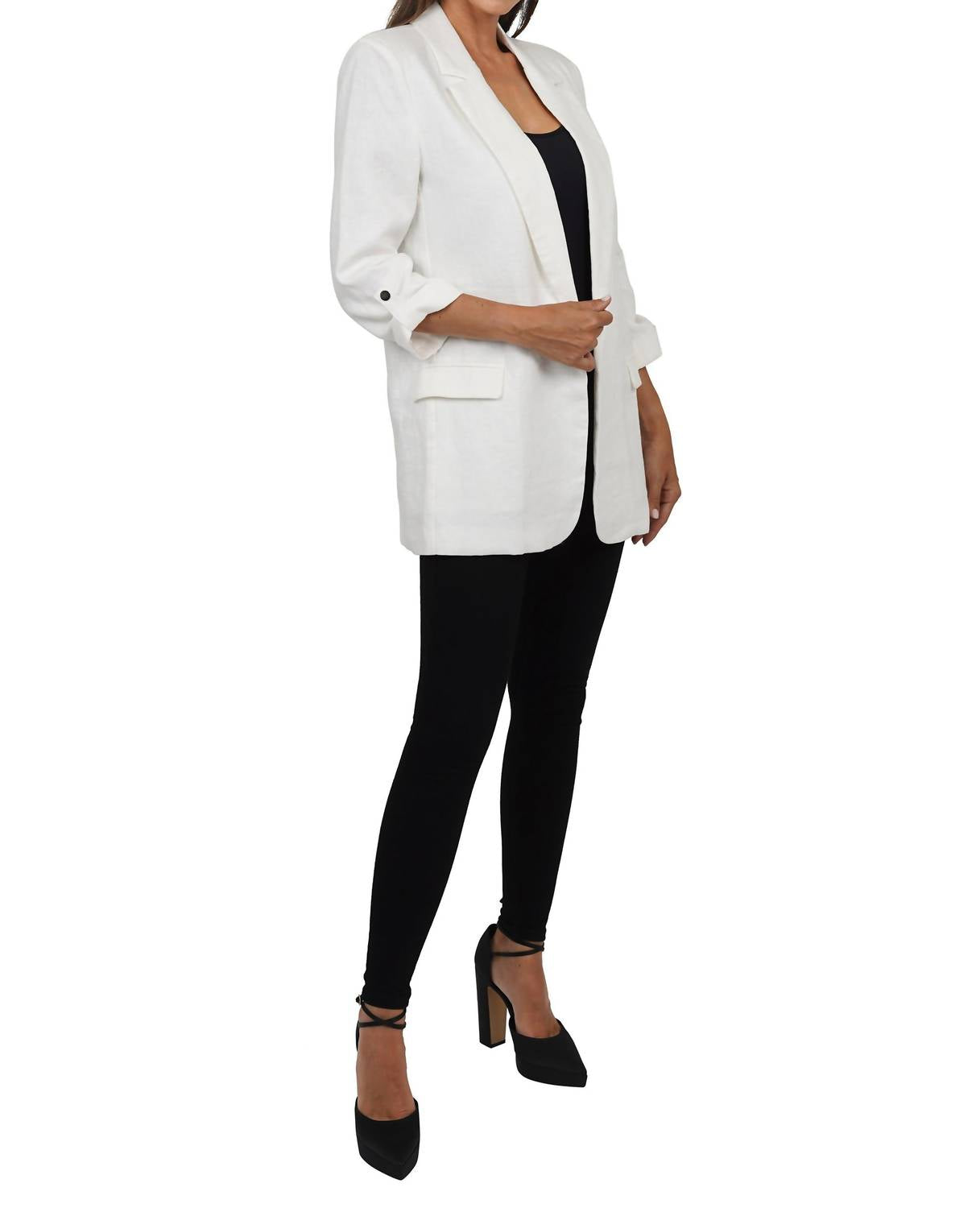 Love Token - Asher Linen Blazer