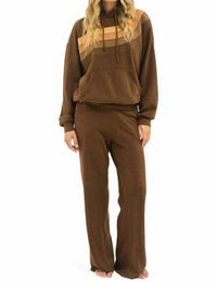 Aviator Nation - Wave Stripe 4 Relaxed Pullover Hoodie