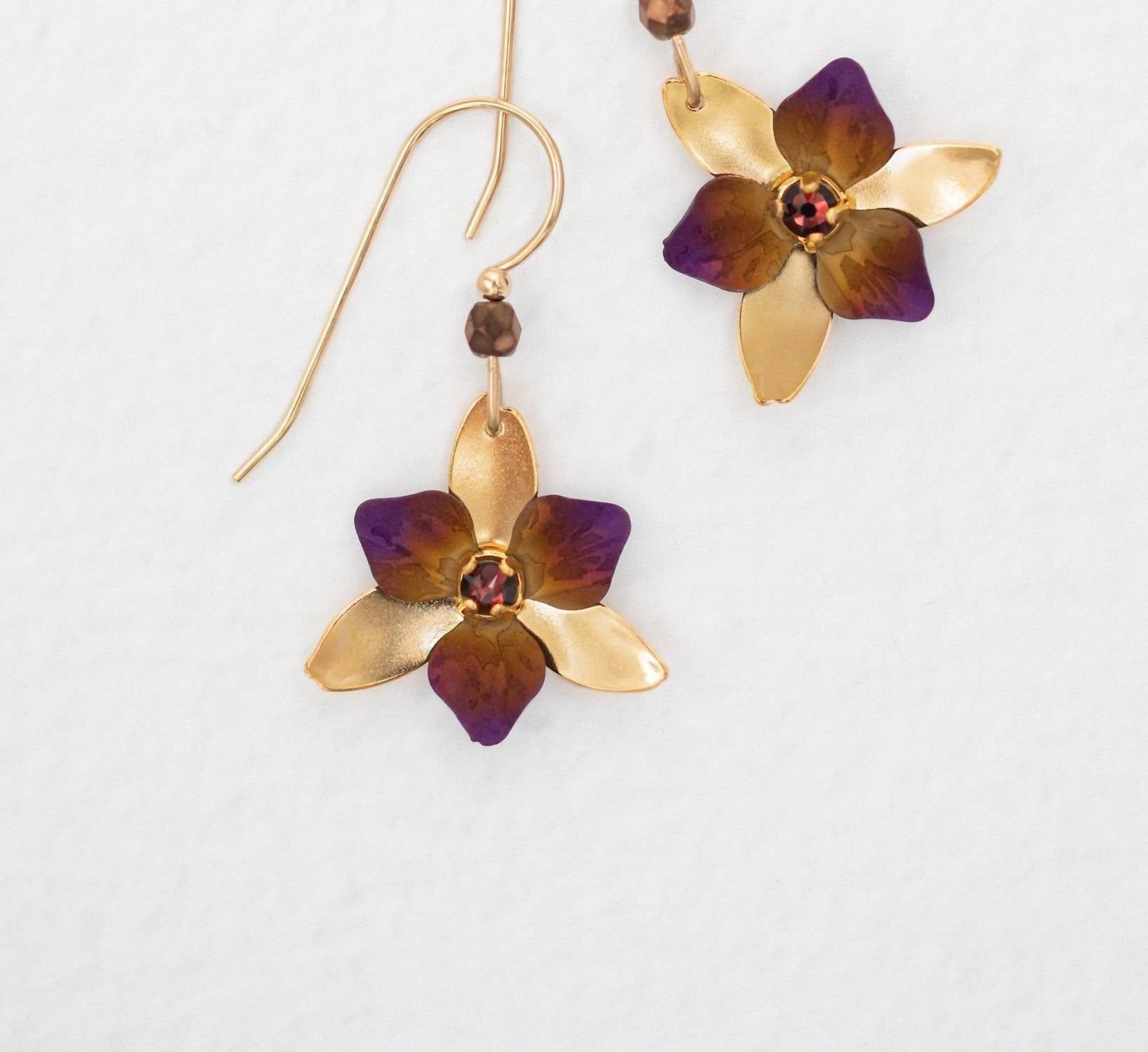 Holly Yashi Women's Drop Earrings in mulberry - women's jewelry