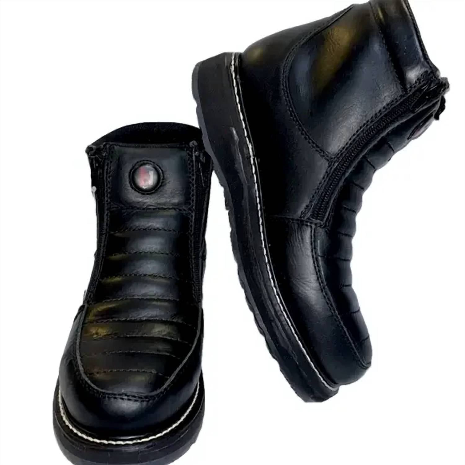 Hammer Men's Double Density Zipper Boots in black - men's boots