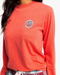 A Southern Lifestyle Co. - Long Sleeve Plaid Skipjack Tee