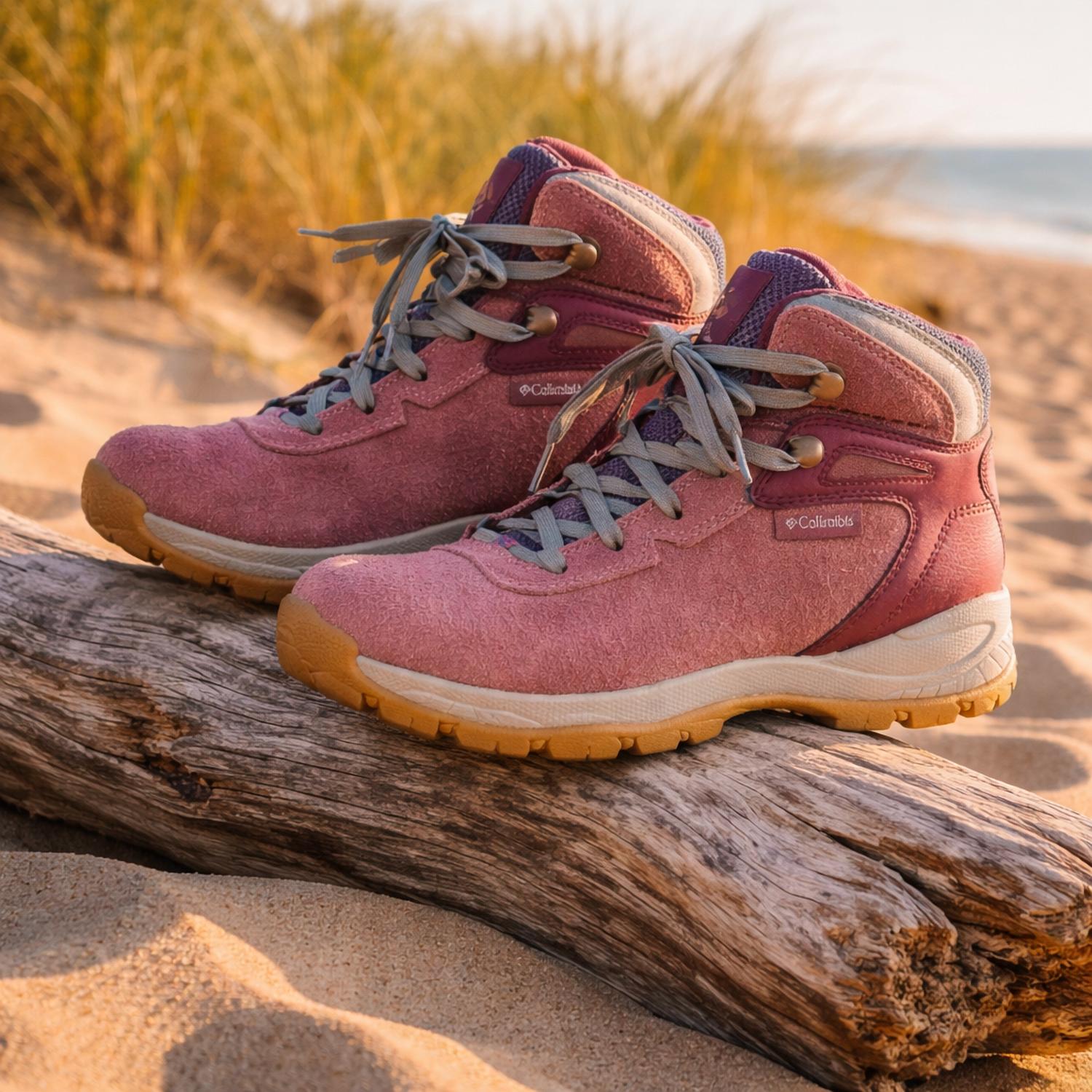 Columbia WOMEN'S NEWTON RIDGE BC BOOTS in beetroot sedona sage - women's shoe