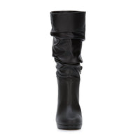 Andrea - Women's High Heel Tall Slouch Boots