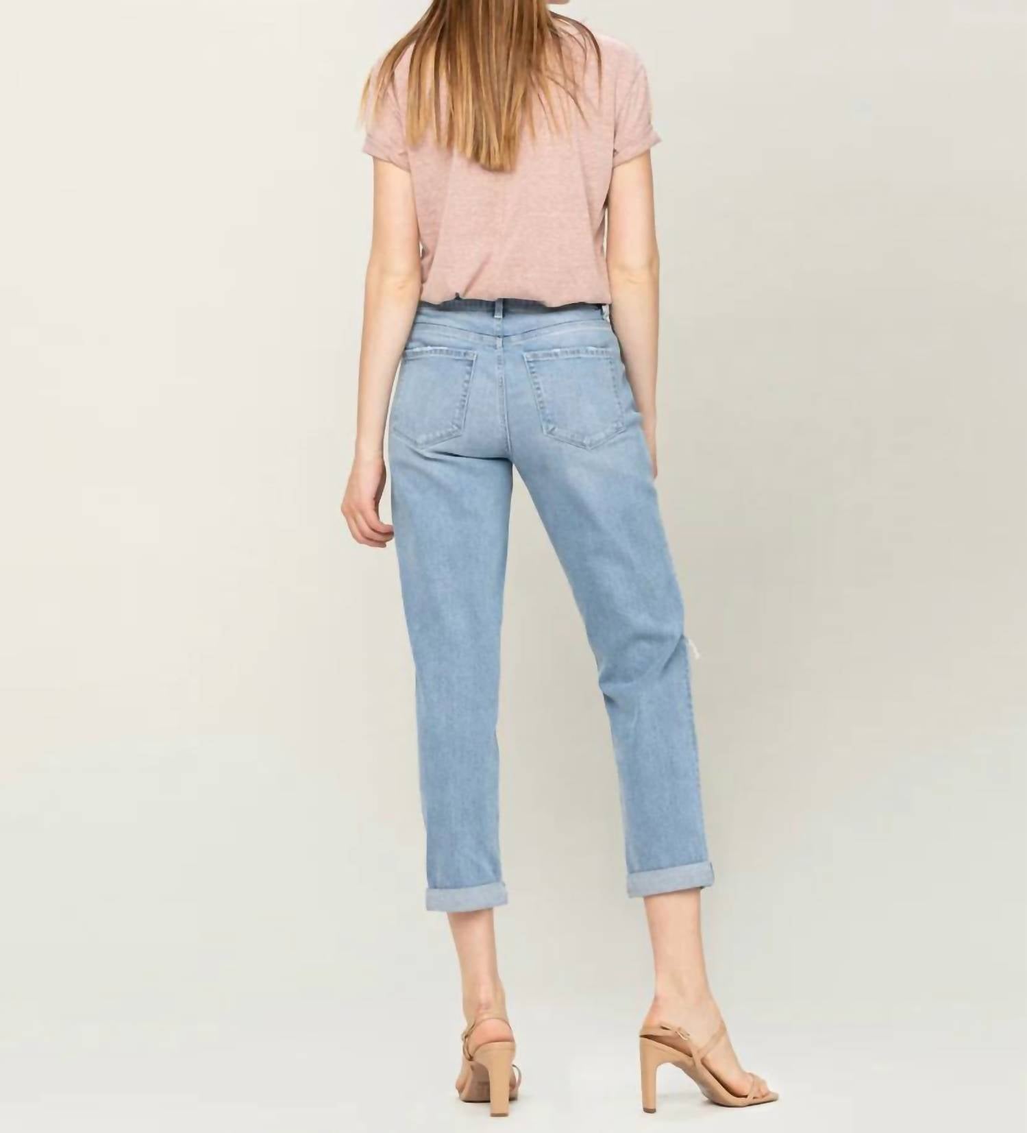 Vervet By Flying Monkey - Erika Stretch Mom Jeans