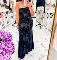 Evenuel - Women's Weekend Away Velvet Maxi Dress